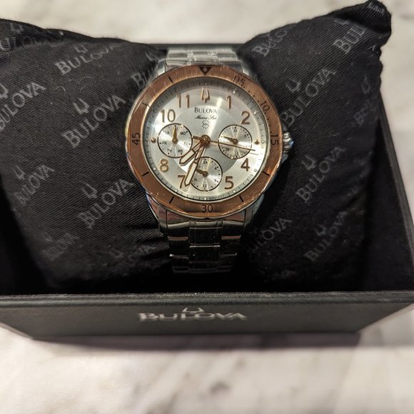Bulova Jewelry - Bulova Women silver and rose gold two tone Watch